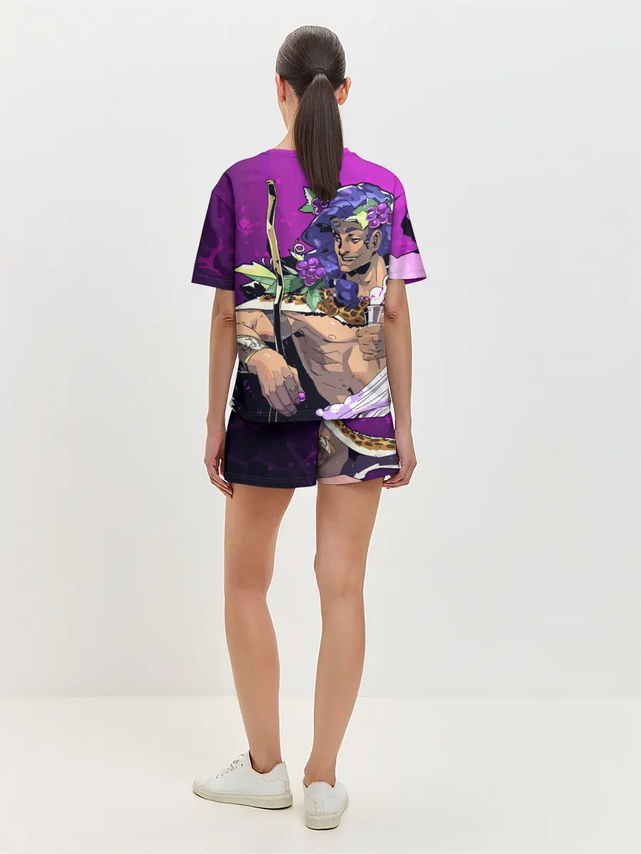 Женская пижама с шортами / Бог виноделия Дионис