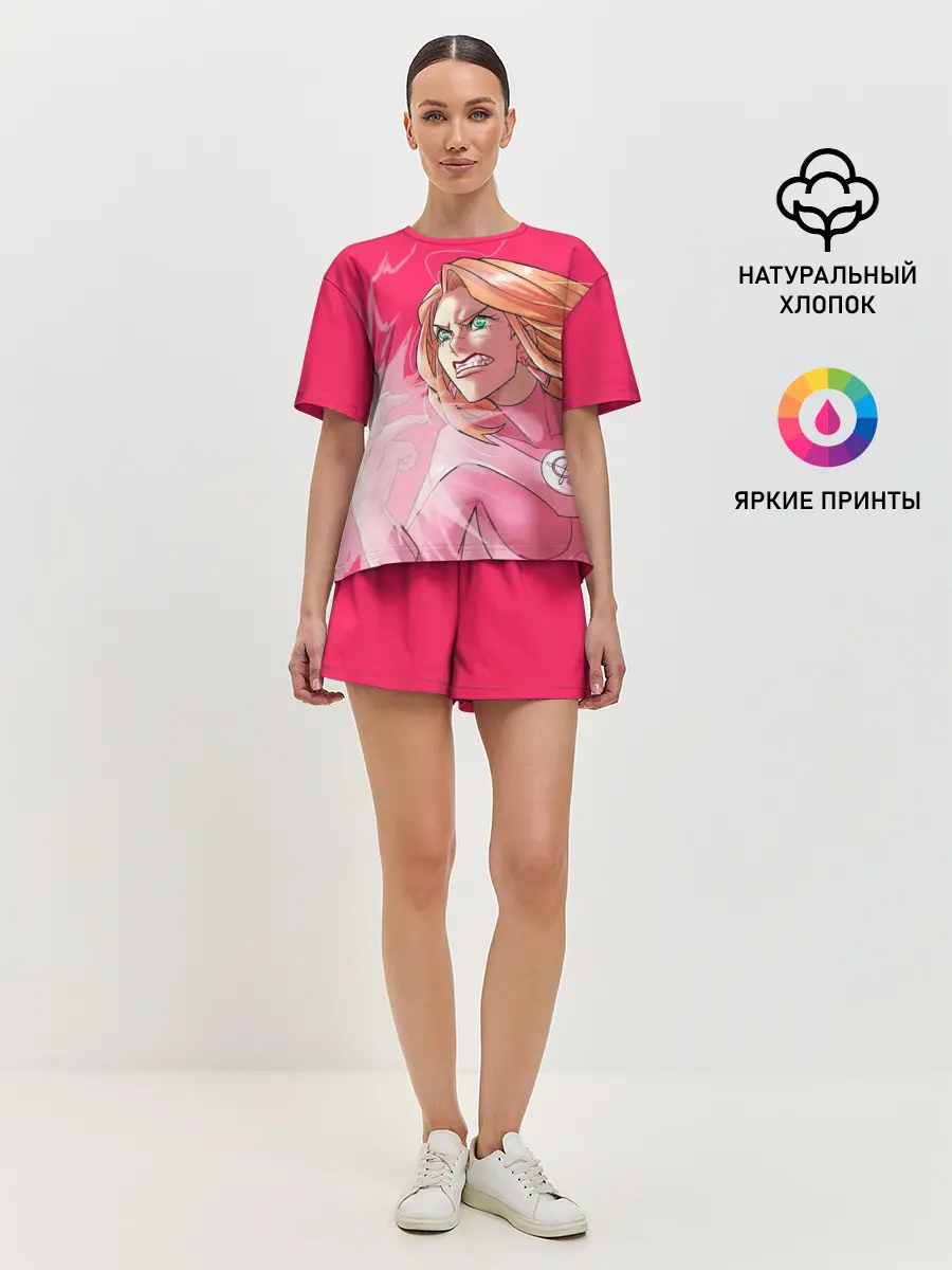 Женская пижама с шортами / Атом Ева