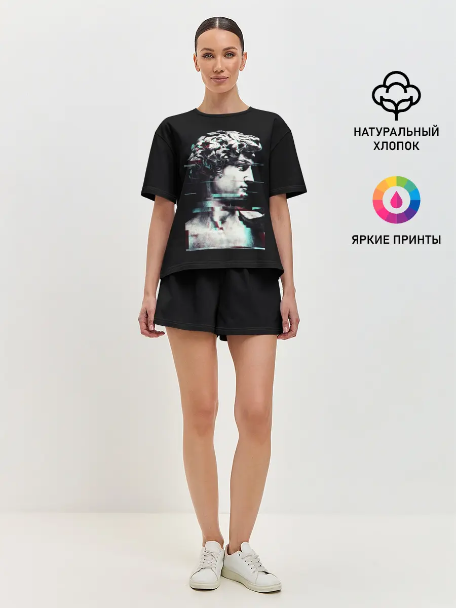 Женская пижама с шортами / David Glitch