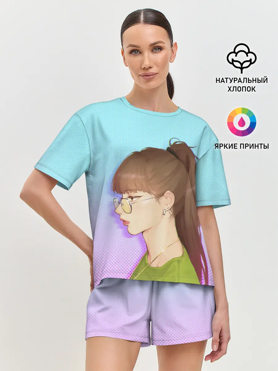 Женская пижама с шортами / Lalalalisa