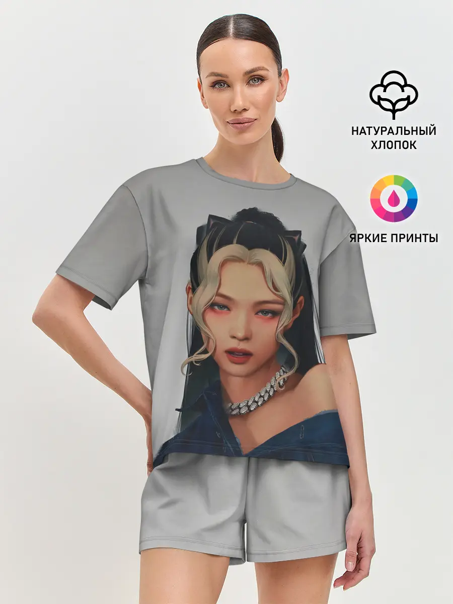 Женская пижама с шортами / Hot Jennie