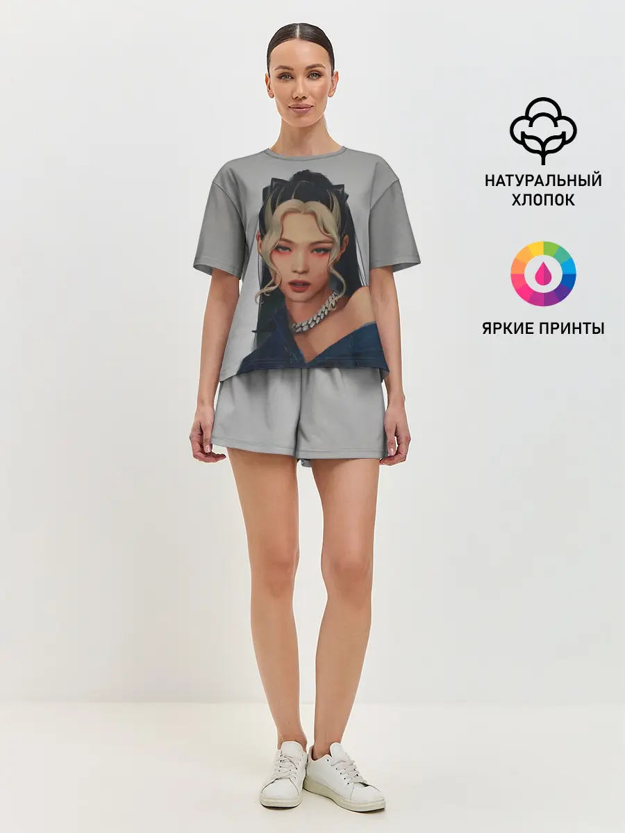 Женская пижама с шортами / Hot Jennie