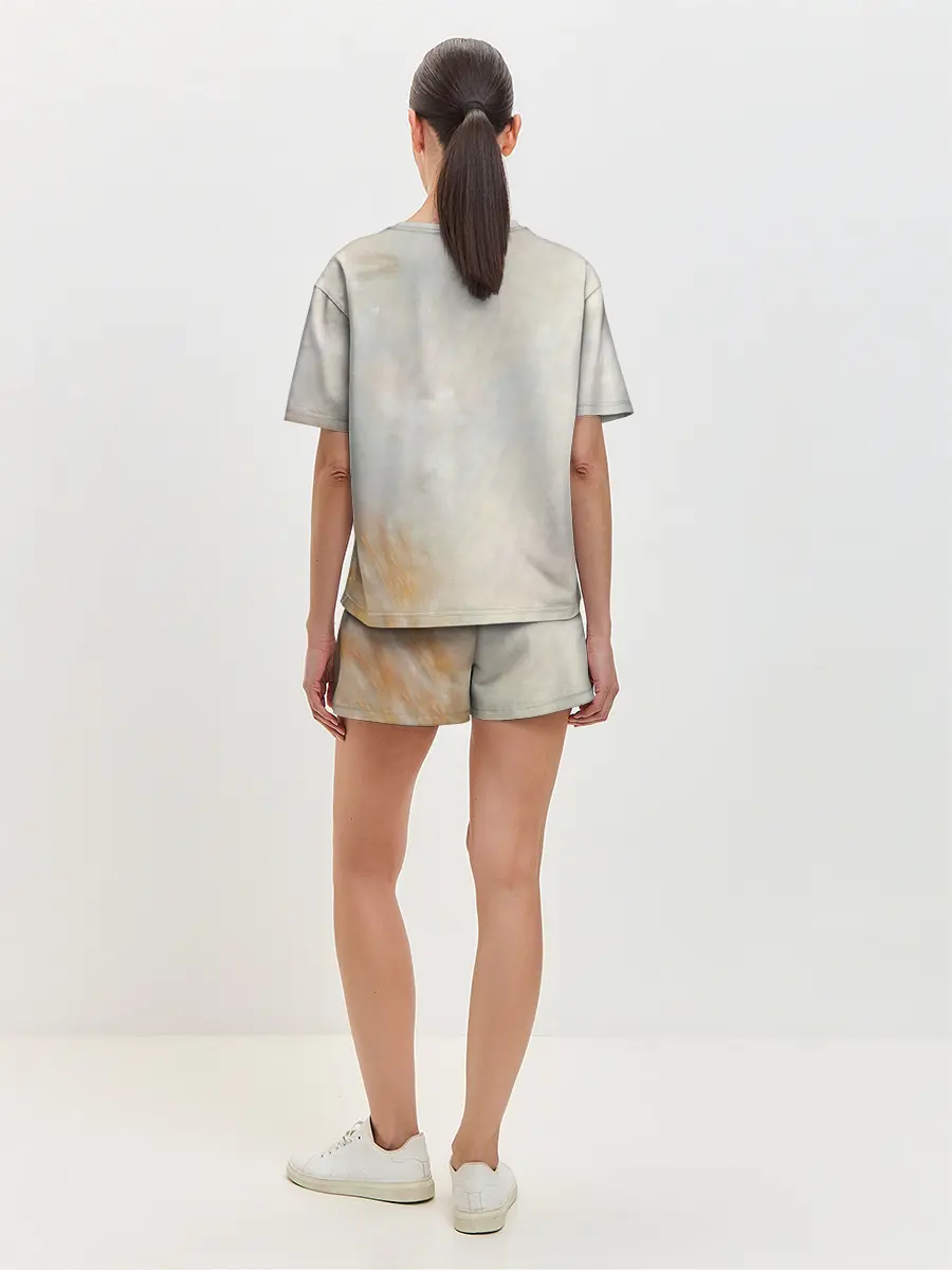 Женская пижама с шортами / Розэ маслом