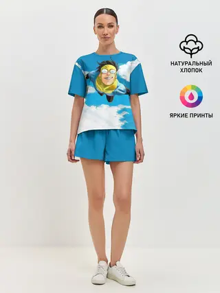 Женская пижама с шортами / Неуязвимый