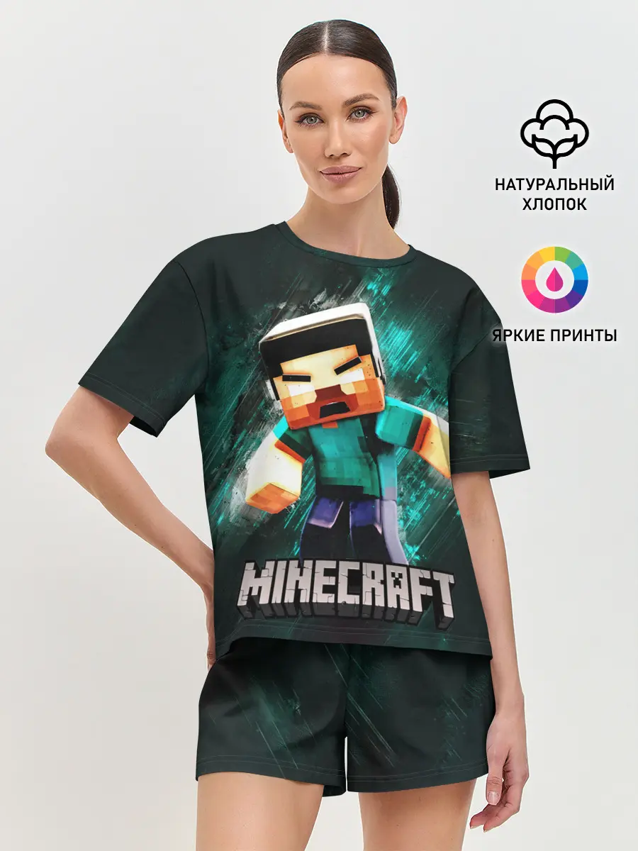 Женская пижама с шортами / MINECRAFT