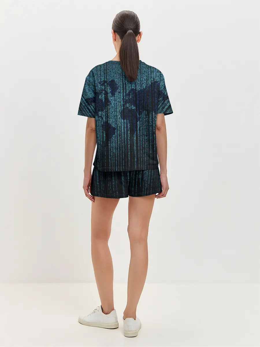 Женская пижама с шортами / Цифровой Мир