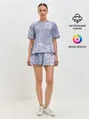 Женская пижама с шортами / Капли на Стекле