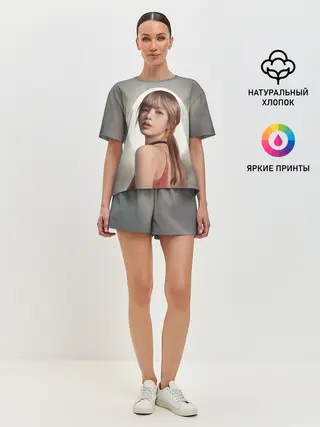 Женская пижама с шортами / Лиса маслом