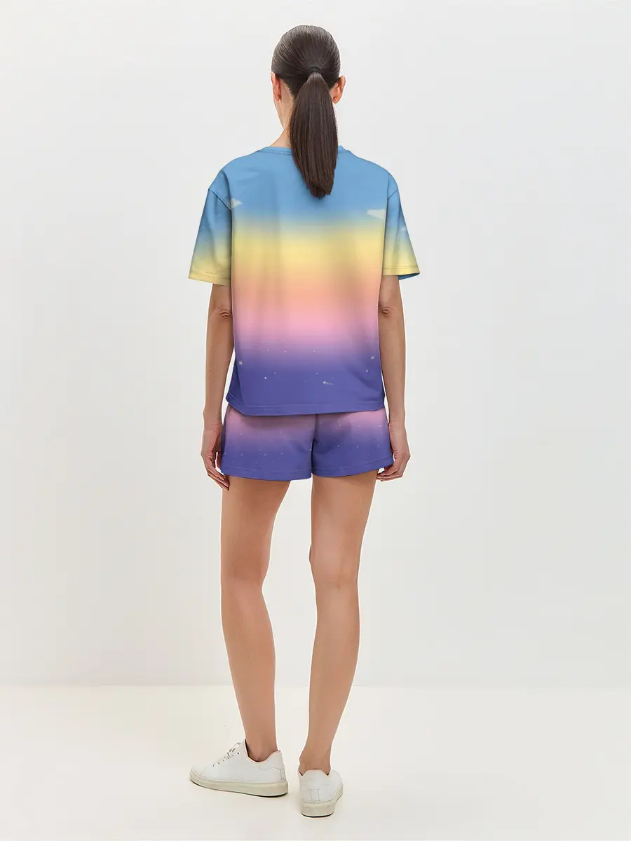 Женская пижама с шортами / Animal crossing world