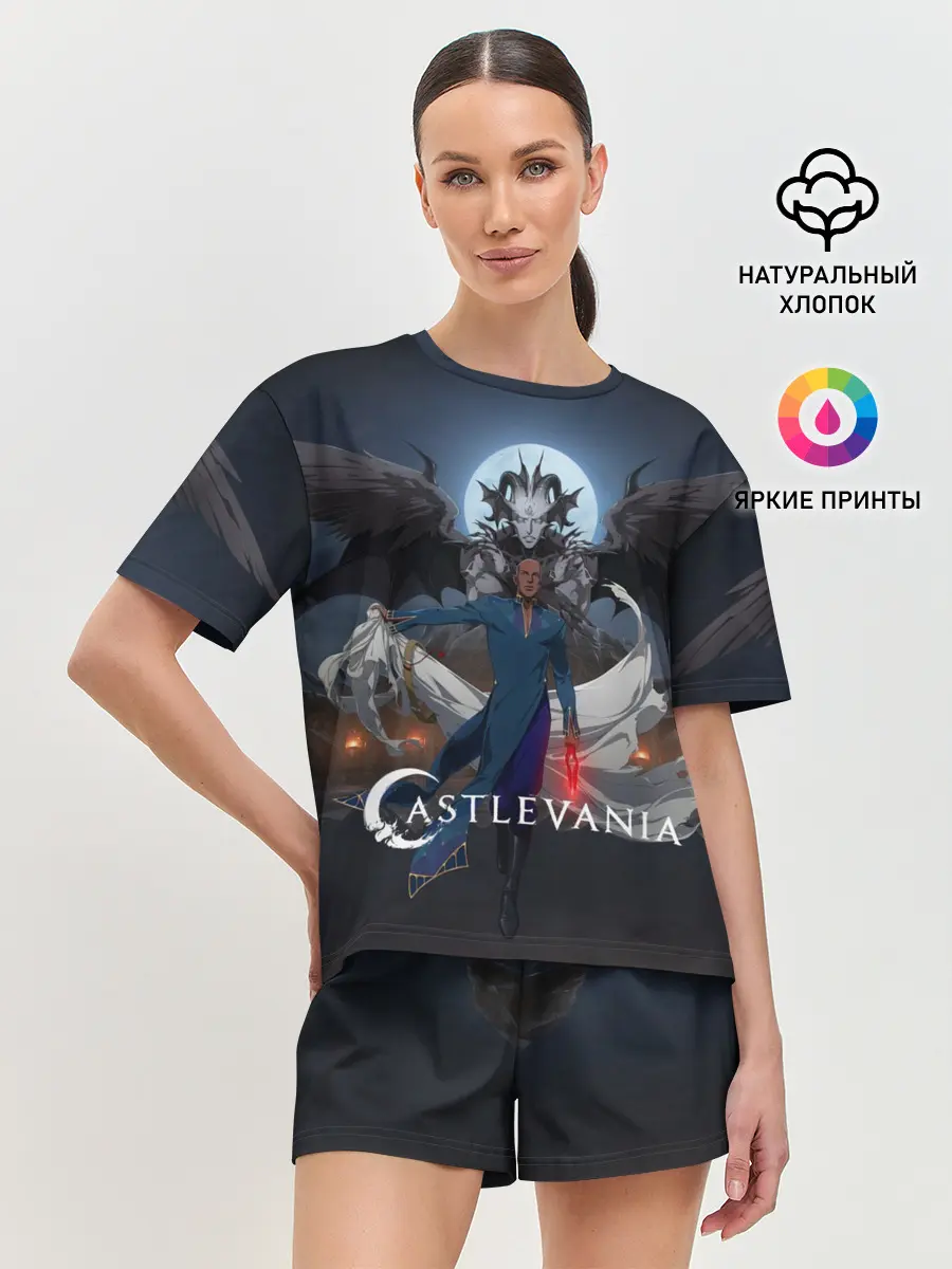 Женская пижама с шортами / Castlevania Исаак