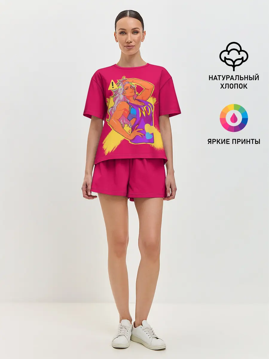 Женская пижама с шортами / Nikaido