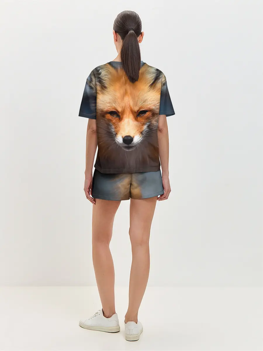 Женская пижама с шортами / Хитрая лисица