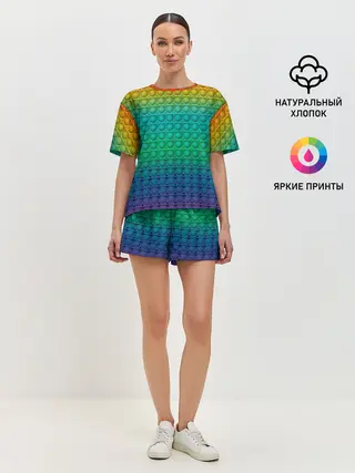 Женская пижама с шортами / POP IT | СИМПЛ ДИМПЛ