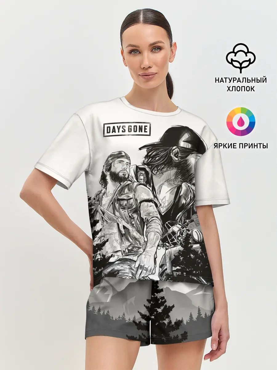 Женская пижама с шортами / Days Gone