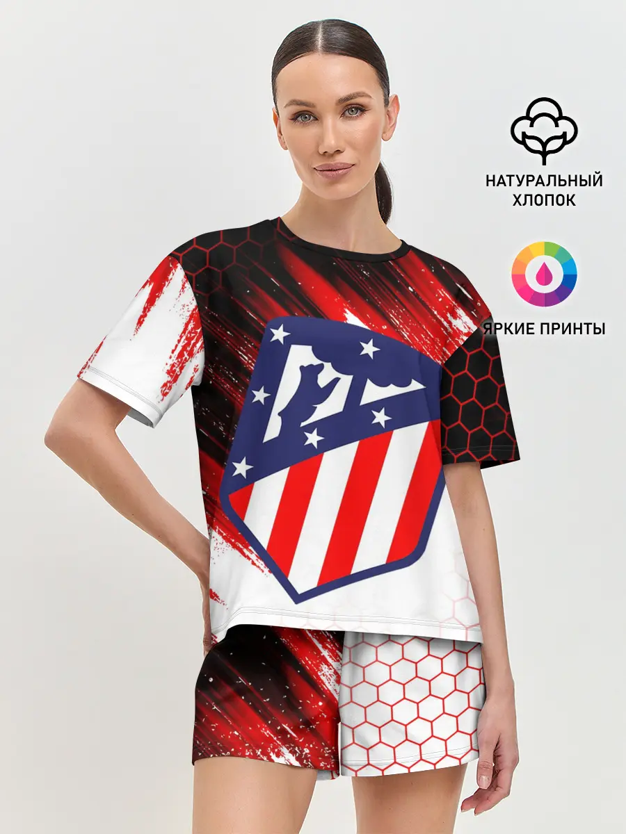 Женская пижама с шортами / ATLETICO DE MADRID / АТЛЕТИКО