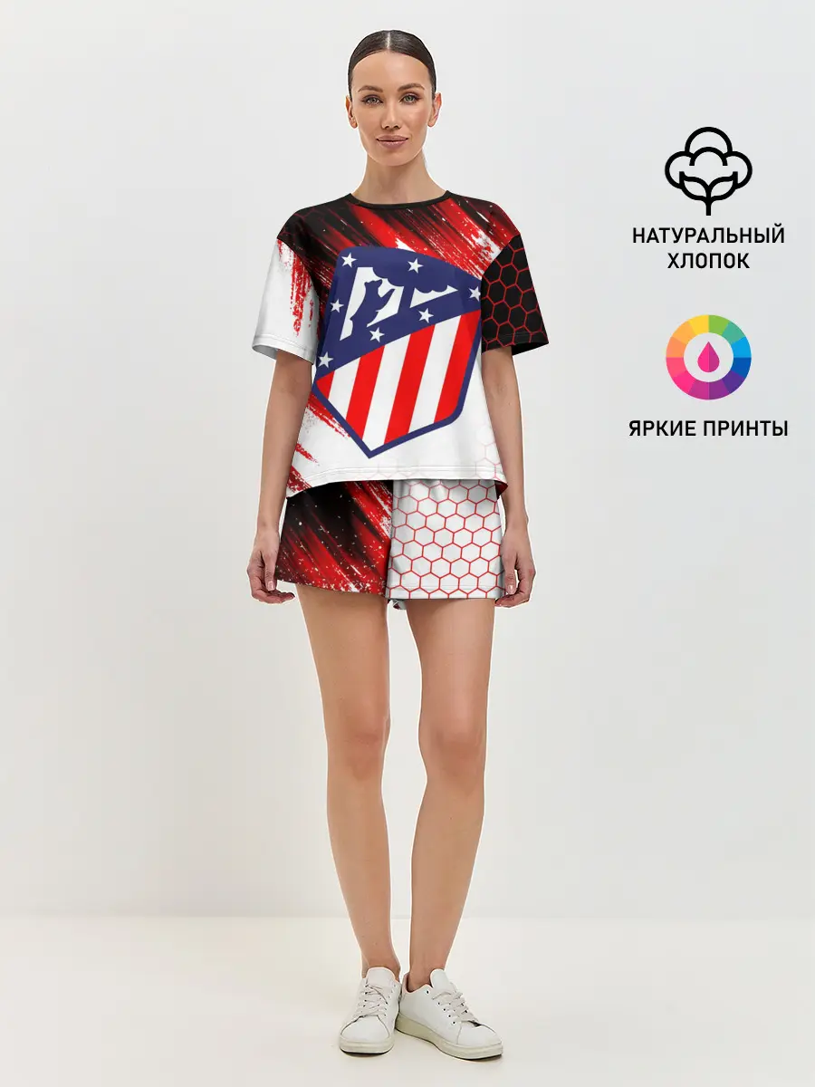 Женская пижама с шортами / ATLETICO DE MADRID / АТЛЕТИКО