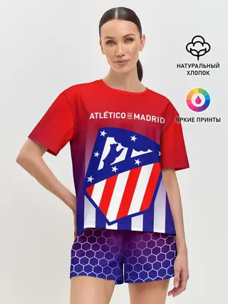 Женская пижама с шортами / ATLETICO DE MADRID / АТЛЕТИКО
