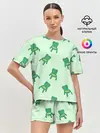 Женская пижама с шортами / Froggy crossing