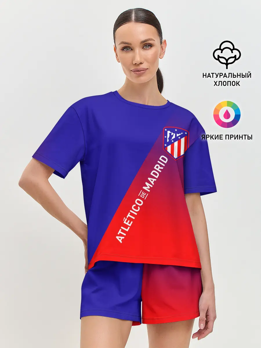 Женская пижама с шортами / ATLETICO DE MADRID / АТЛЕТИКО