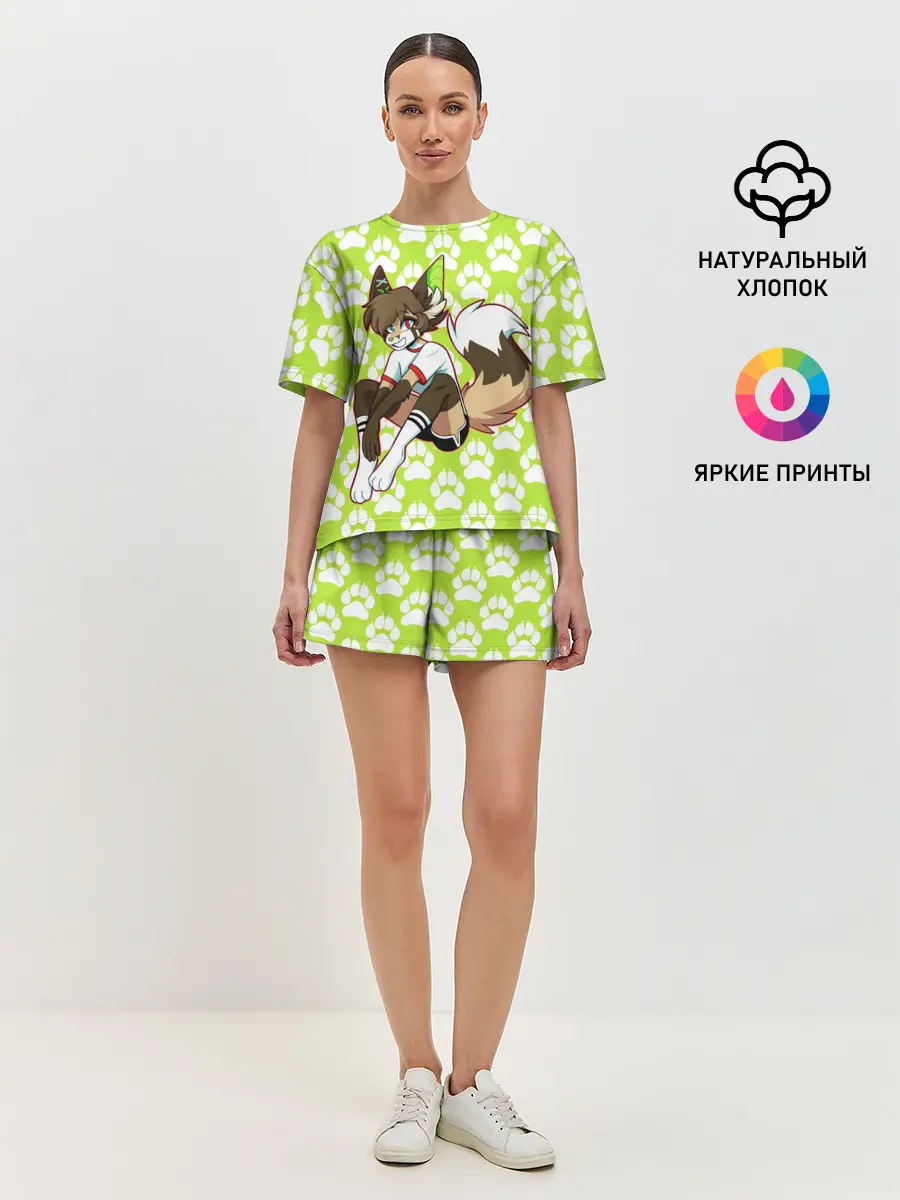 Женская пижама с шортами / Фурии Лис