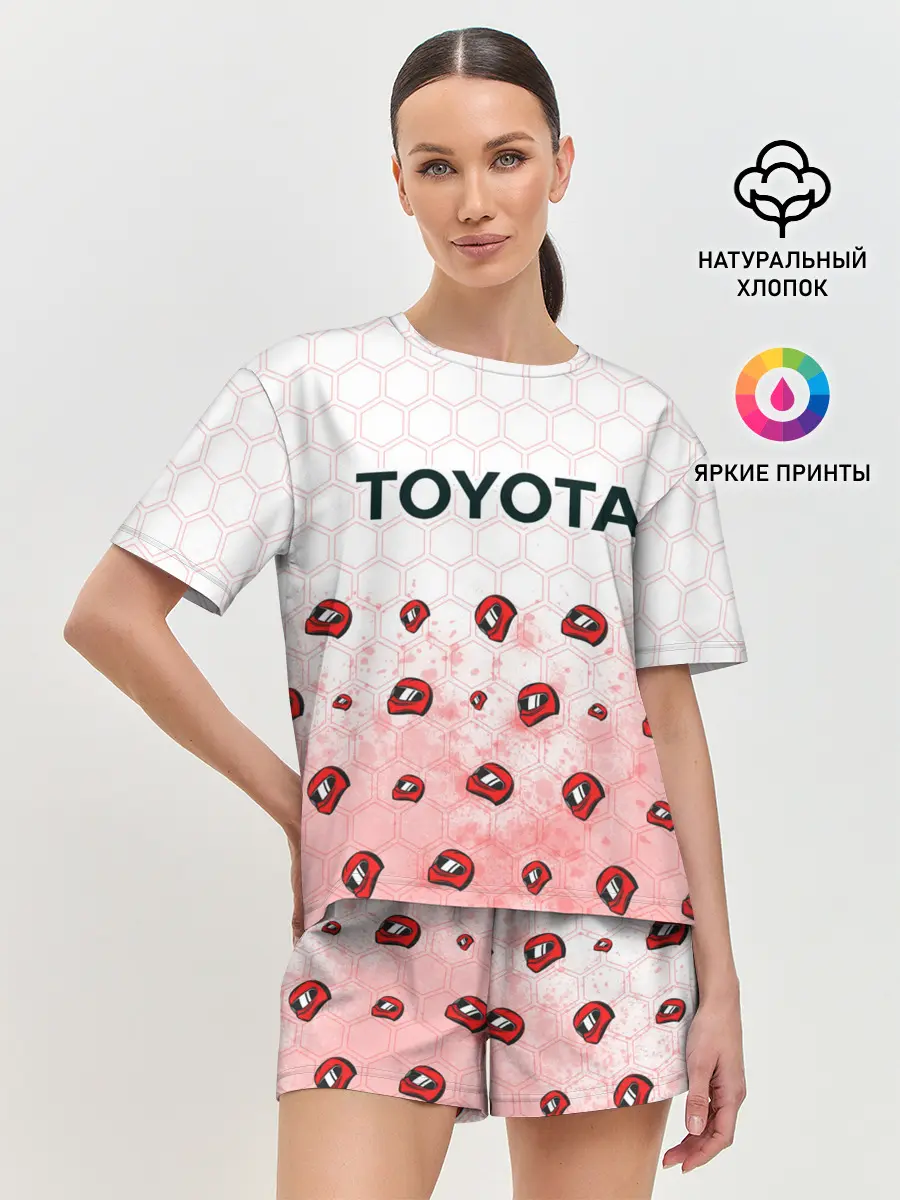 Женская пижама с шортами / Тойота - Racing