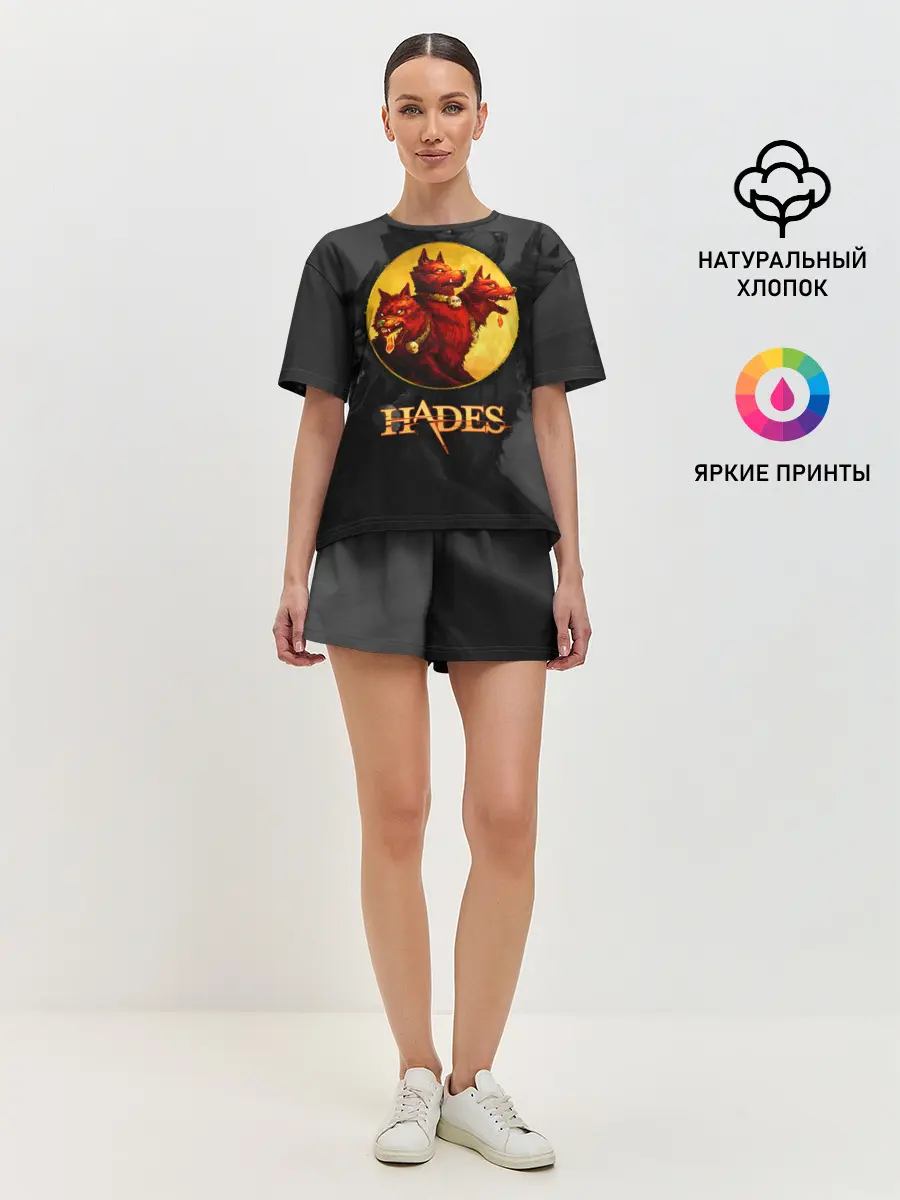 Женская пижама с шортами / Hades wolf