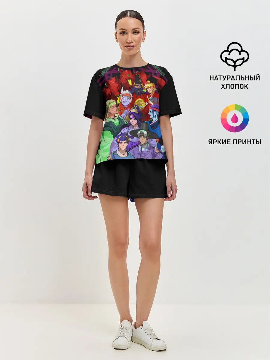 Женская пижама с шортами / Hades heroes