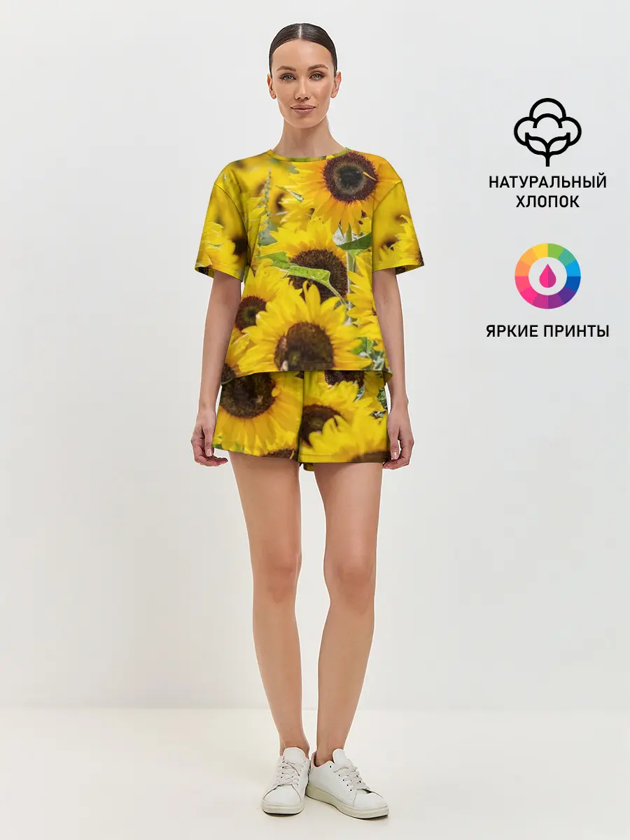 Женская пижама с шортами / Лето