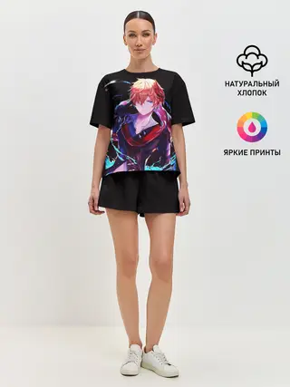 Женская пижама с шортами / ТАРТАЛЬЯ - ИГРА GENSHIN IMPACT