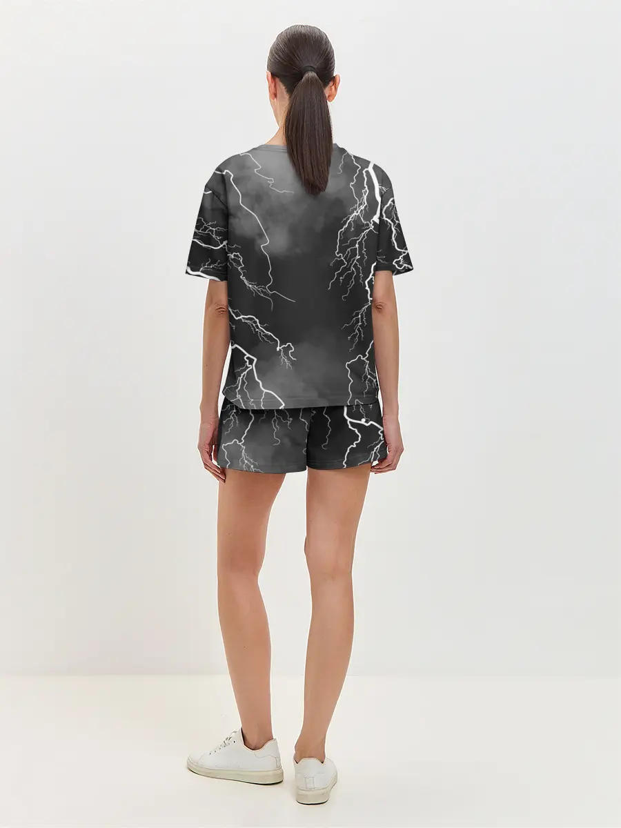 Женская пижама с шортами / METALLICA РАЗРЯД МОЛНИИ