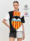 Женская пижама с шортами / FC VALENCIA / ФК ВАЛЕНСИЯ