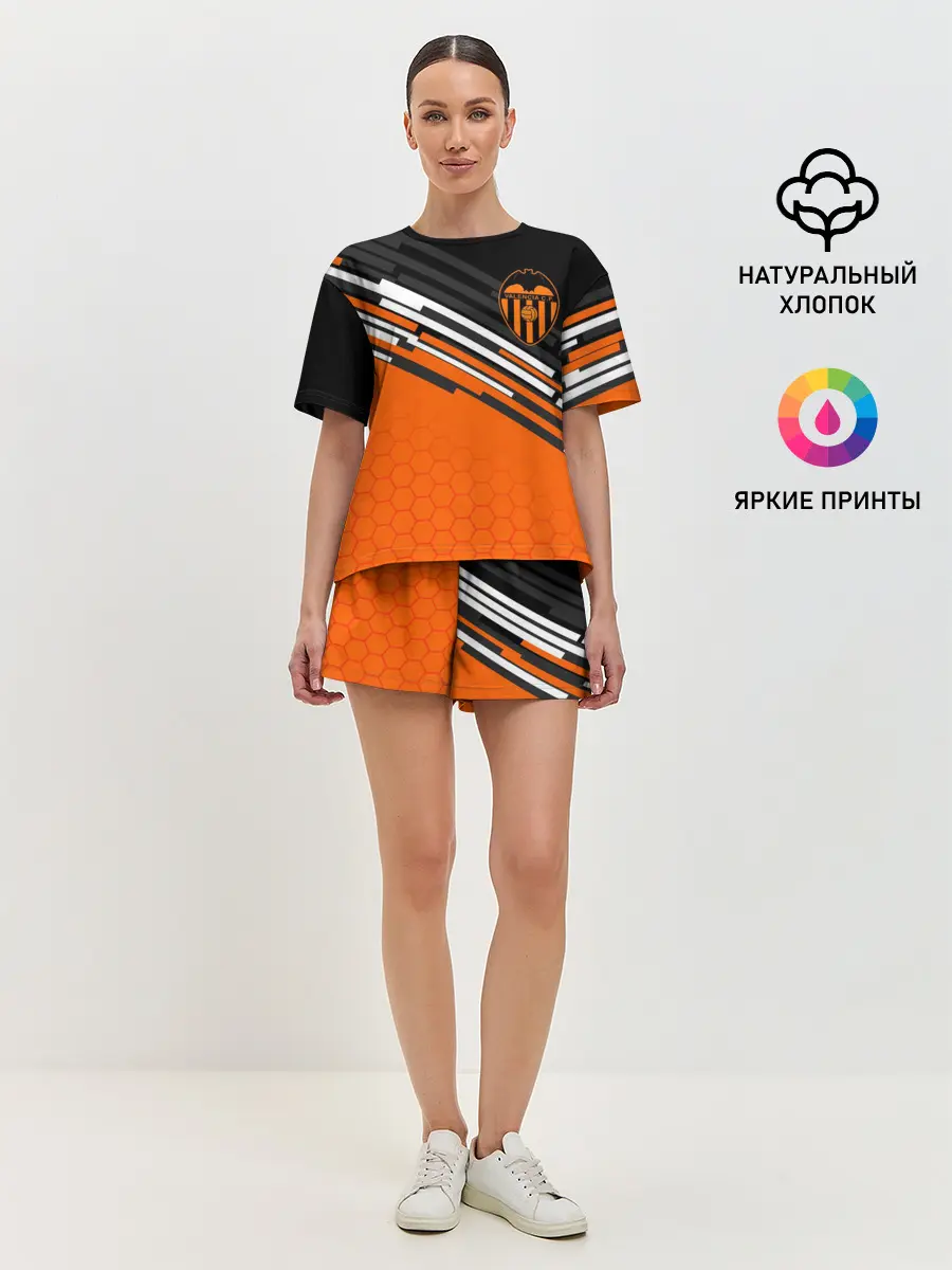 Женская пижама с шортами / ФК ВАЛЕНСИЯ / SPORT / СПОРТ