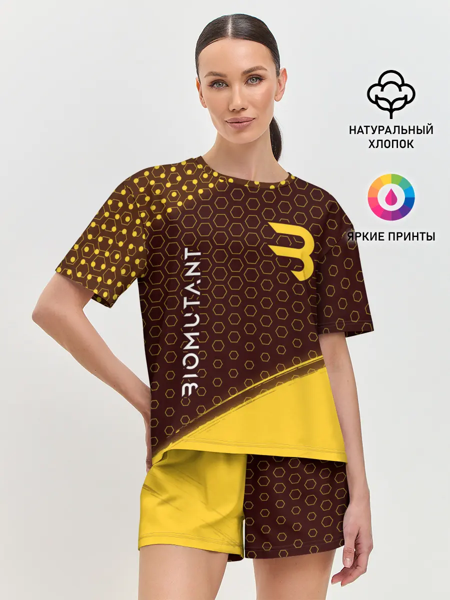 Женская пижама с шортами / Биомутант - Краска