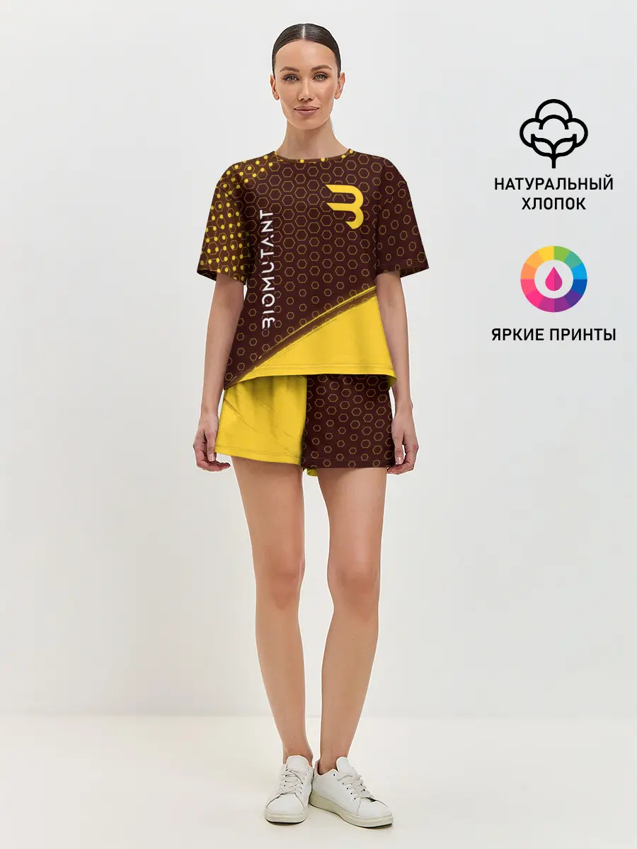 Женская пижама с шортами / Биомутант - Краска