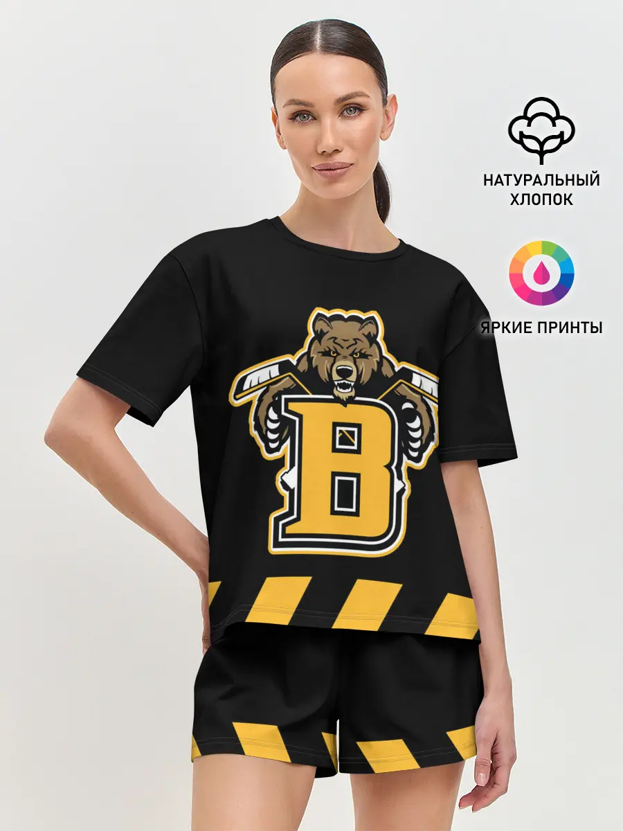 Женская пижама с шортами / BOSTON BRUINS