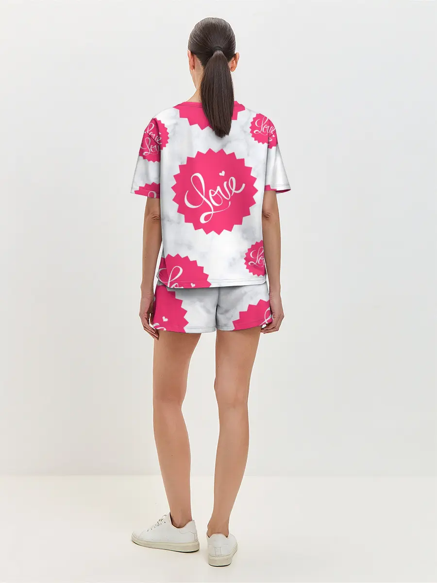 Женская пижама с шортами / Feel Love
