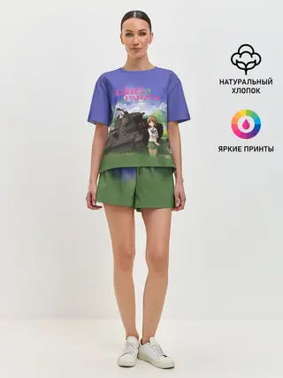 Женская пижама с шортами / Девушки и танки | Girls und Panzer