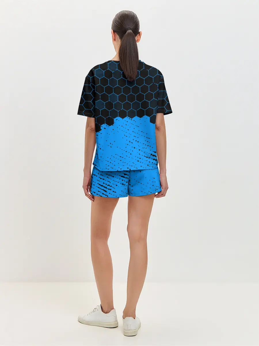 Женская пижама с шортами / Biomutant - Hexagon