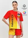 Женская пижама с шортами / FC VALENCIA / ФК ВАЛЕНСИЯ