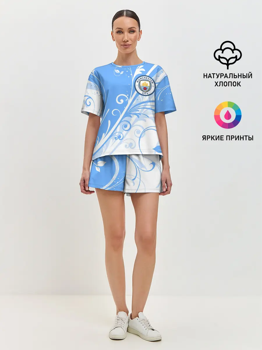 Женская пижама с шортами / MANCHESTER CITY / МАНЧЕСТЕР