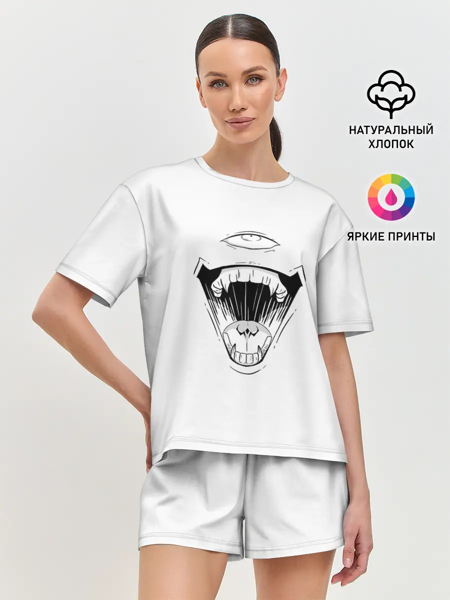 Женская пижама с шортами / Sukunas Laugh