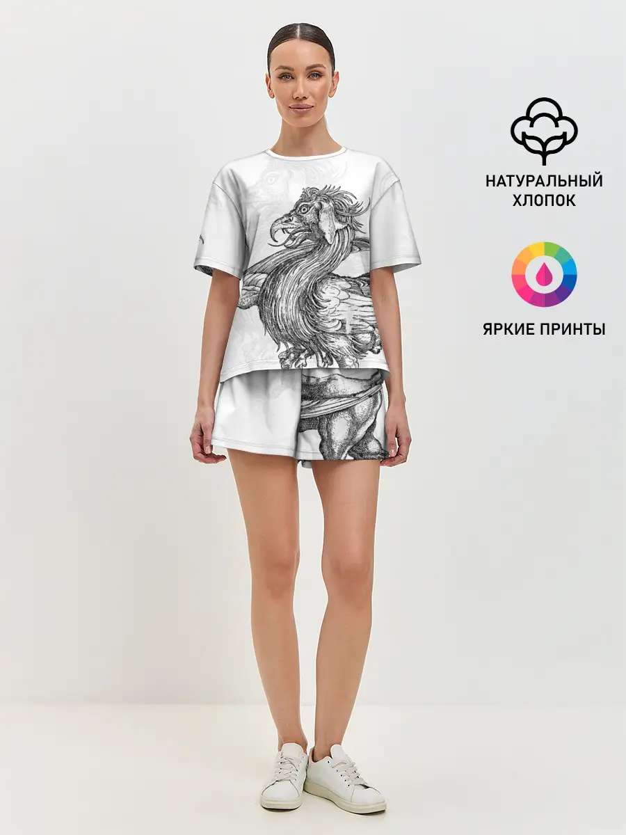 Женская пижама с шортами / Грифон