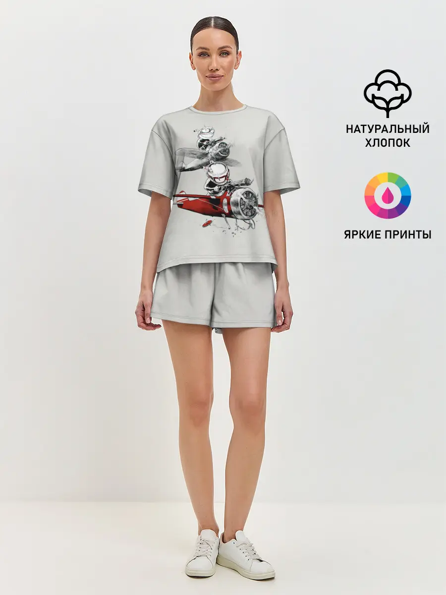 Женская пижама с шортами / Flying Cup