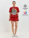 Женская пижама с шортами / Super Cuphead Bros