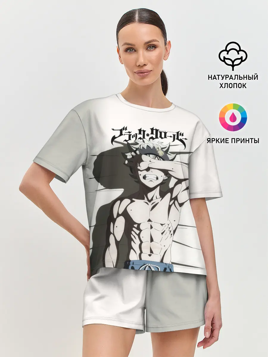 Женская пижама с шортами / Мощный мускулистый торс Аста