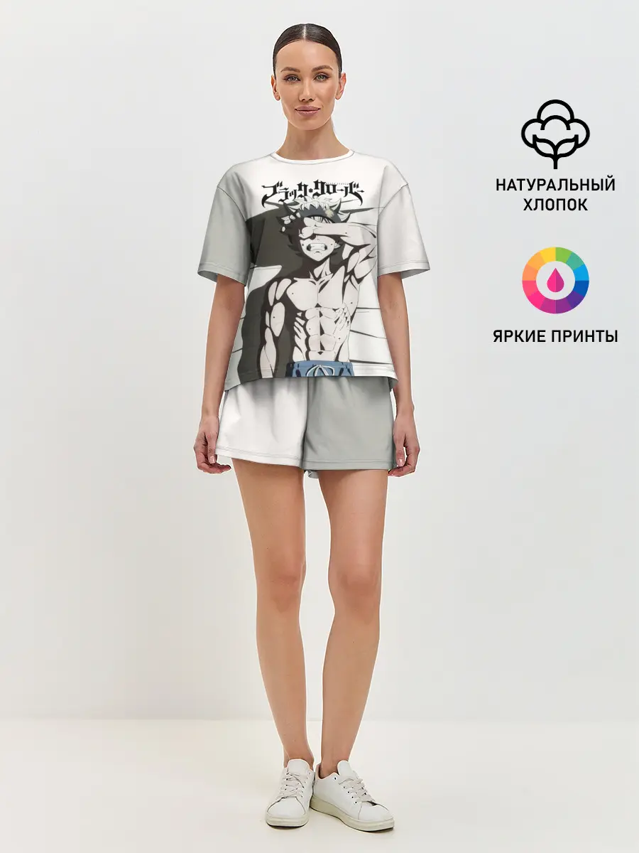 Женская пижама с шортами / Мощный мускулистый торс Аста