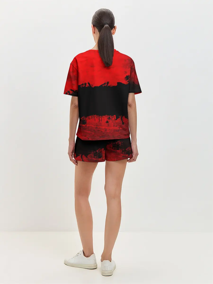 Женская пижама с шортами / Island of blood
