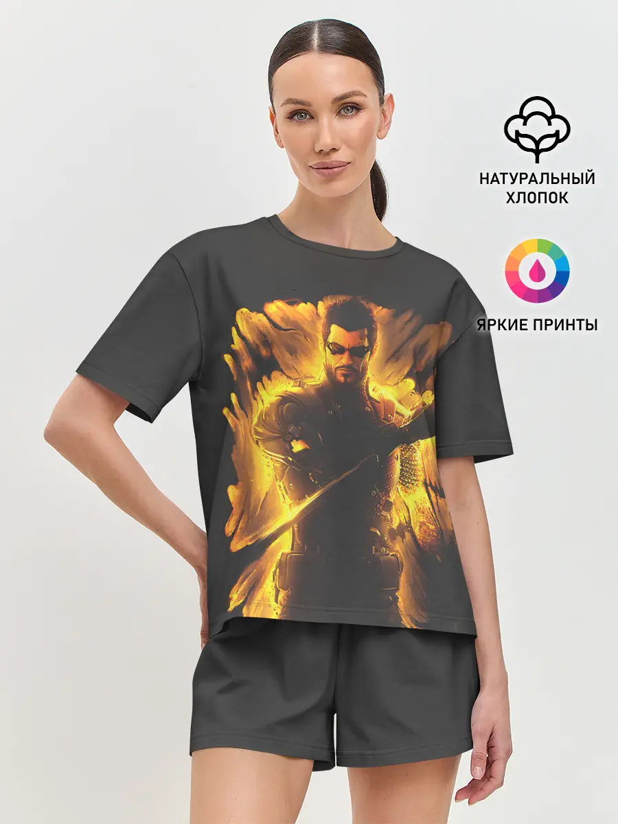 Женская пижама с шортами / Jensen in fire