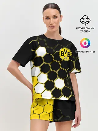 Женская пижама с шортами / ФК БОРУССИЯ / FC BORUSSIA