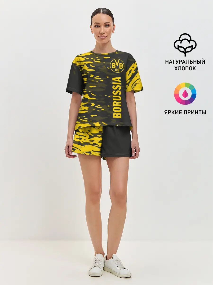 Женская пижама с шортами / ФК БОРУССИЯ / FC BORUSSIA